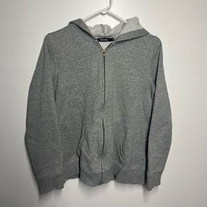 Grey zip up